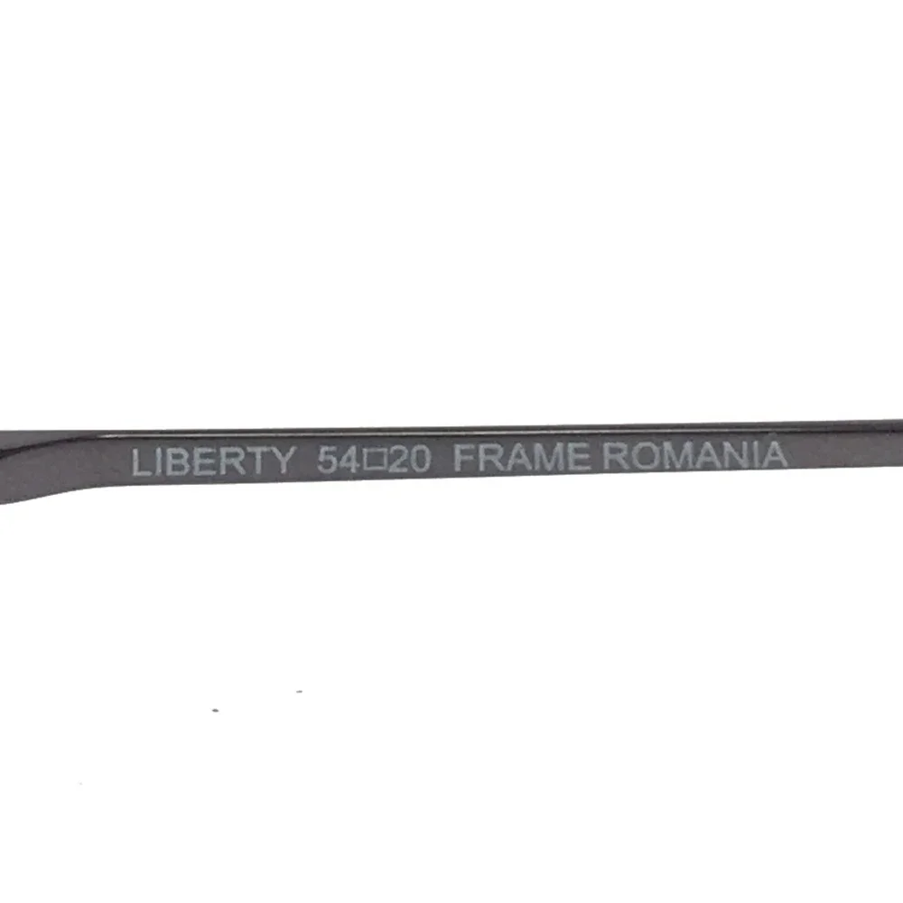 Randolph Eyeglasses Frames LIBERTY Polished Gunmetal Rectangular 54-20-145